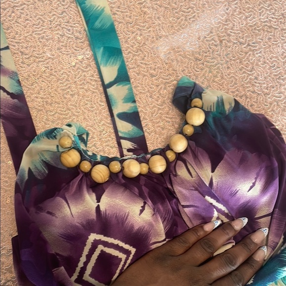 QED London Multicolor Halter Dress - Picture 7 of 7